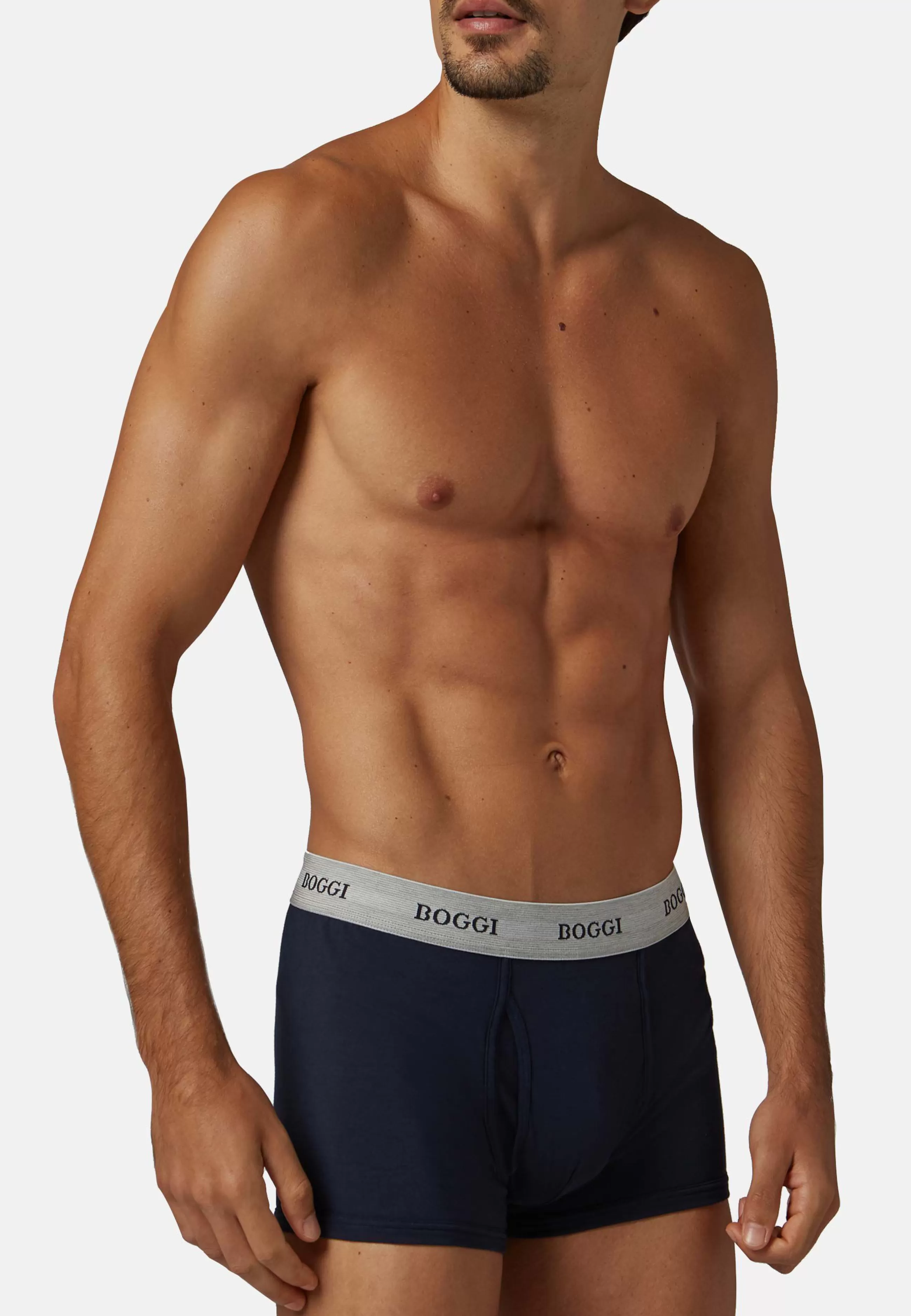 Boggi Milano Intimo e Pigiami-Boxer In Jersey Di Cotone Elasticizzato