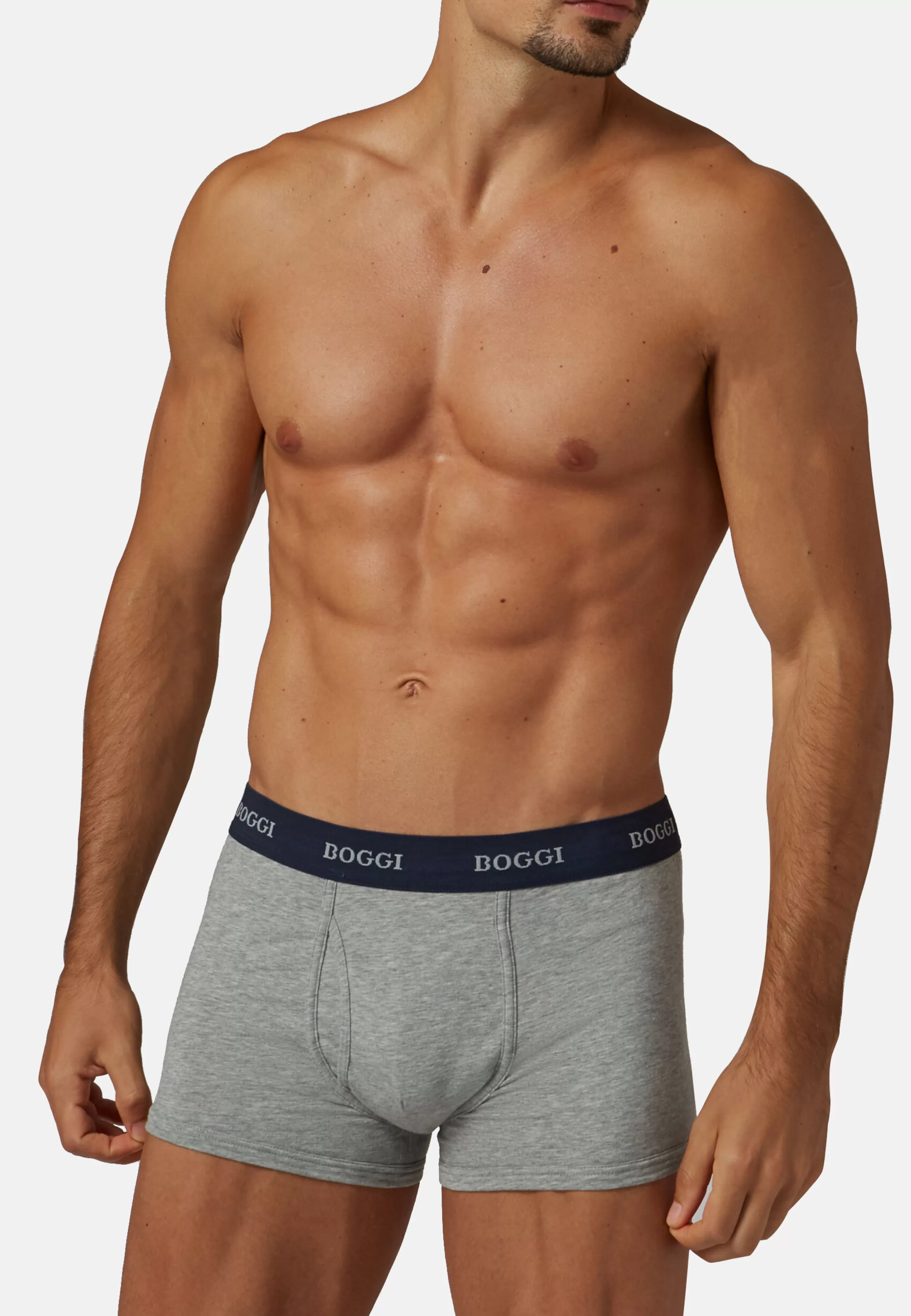 Boggi Milano Intimo e Pigiami-Boxer In Jersey Di Cotone Elasticizzato