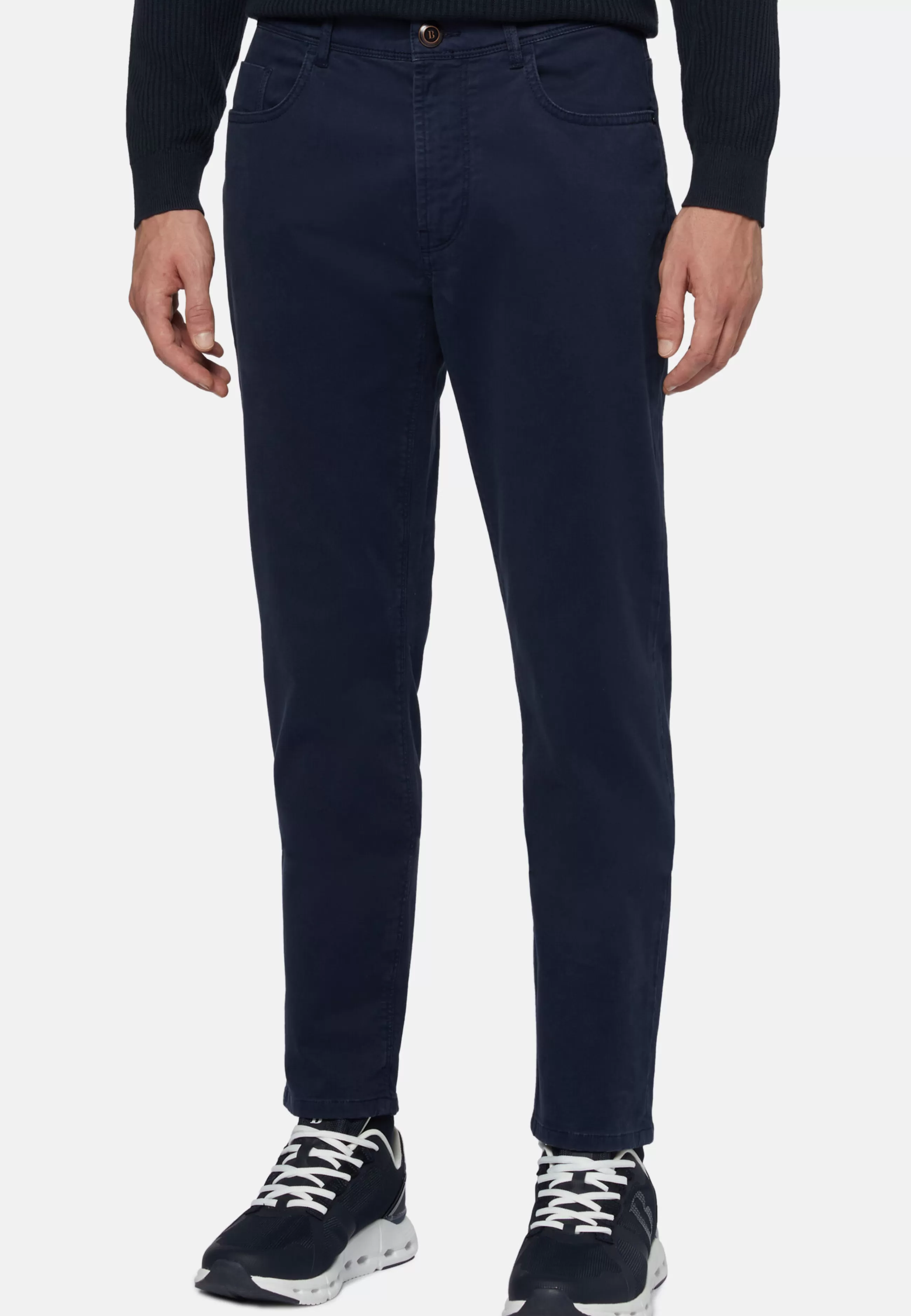 Boggi Milano Pantaloni-Jeans In Cotone Elasticizzato