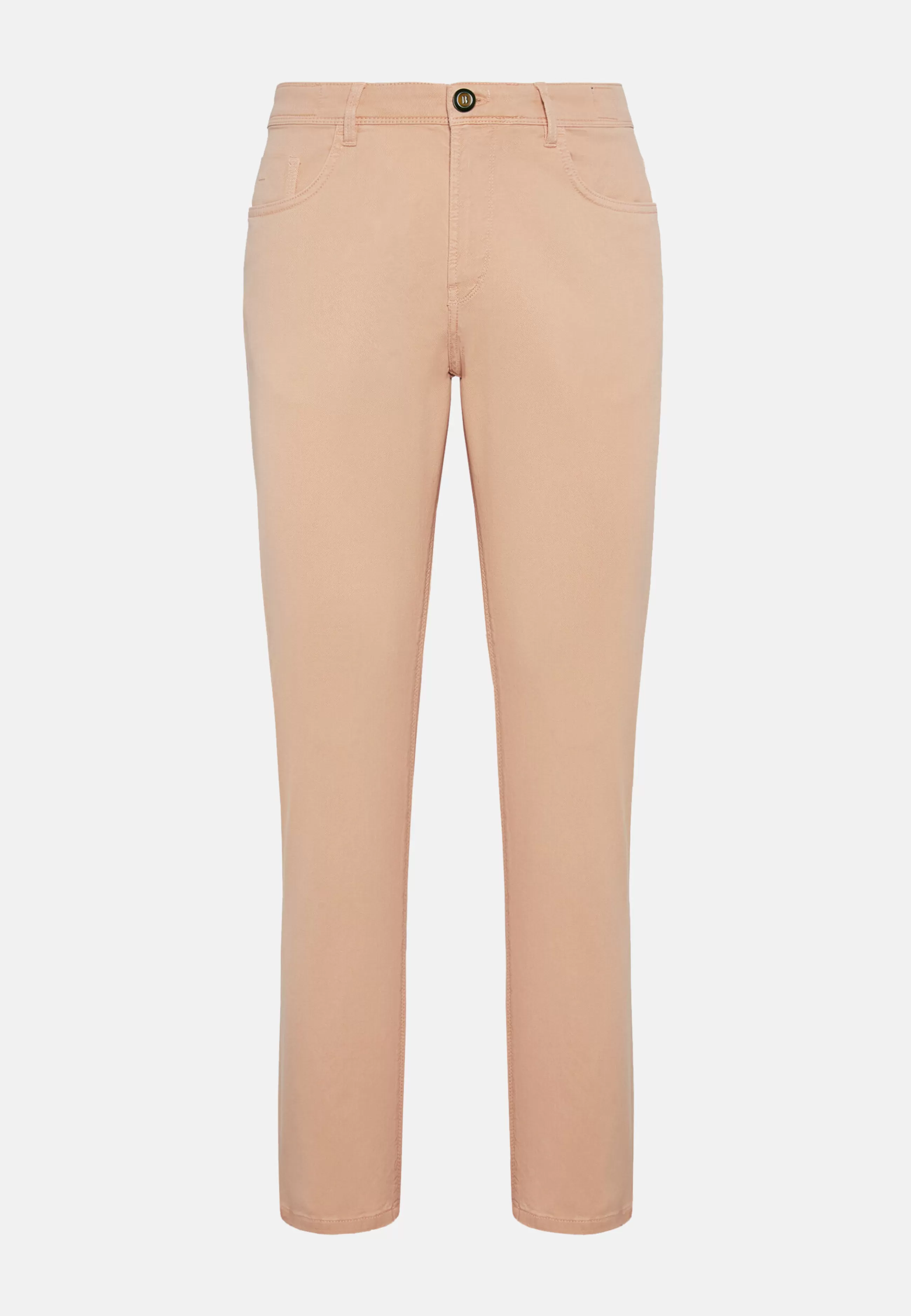 Boggi Milano Pantaloni-Jeans In Cotone Tencel Elasticizzato