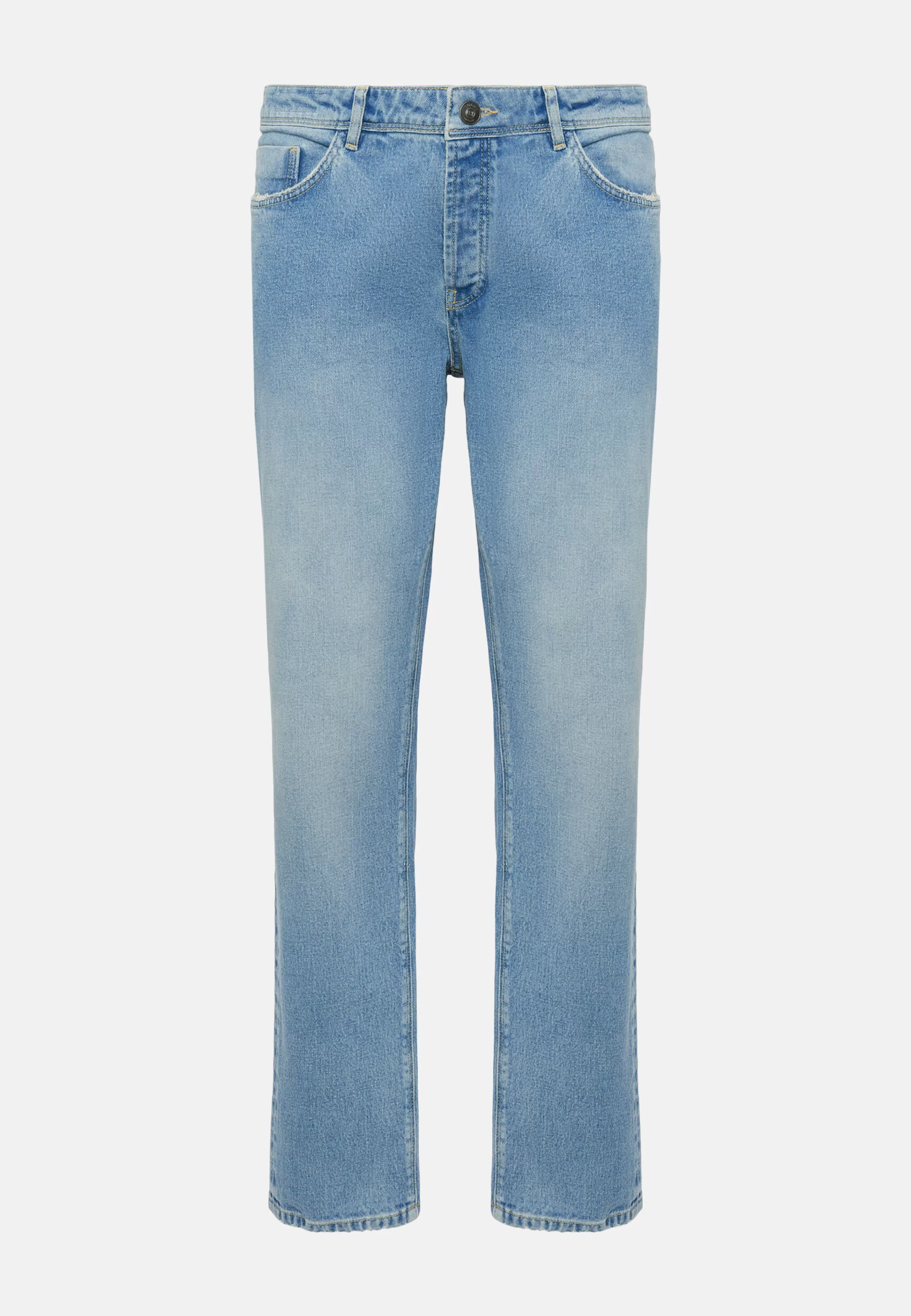 Boggi Milano Jeans-Jeans In Denim Elasticizzato Blu Chiaro