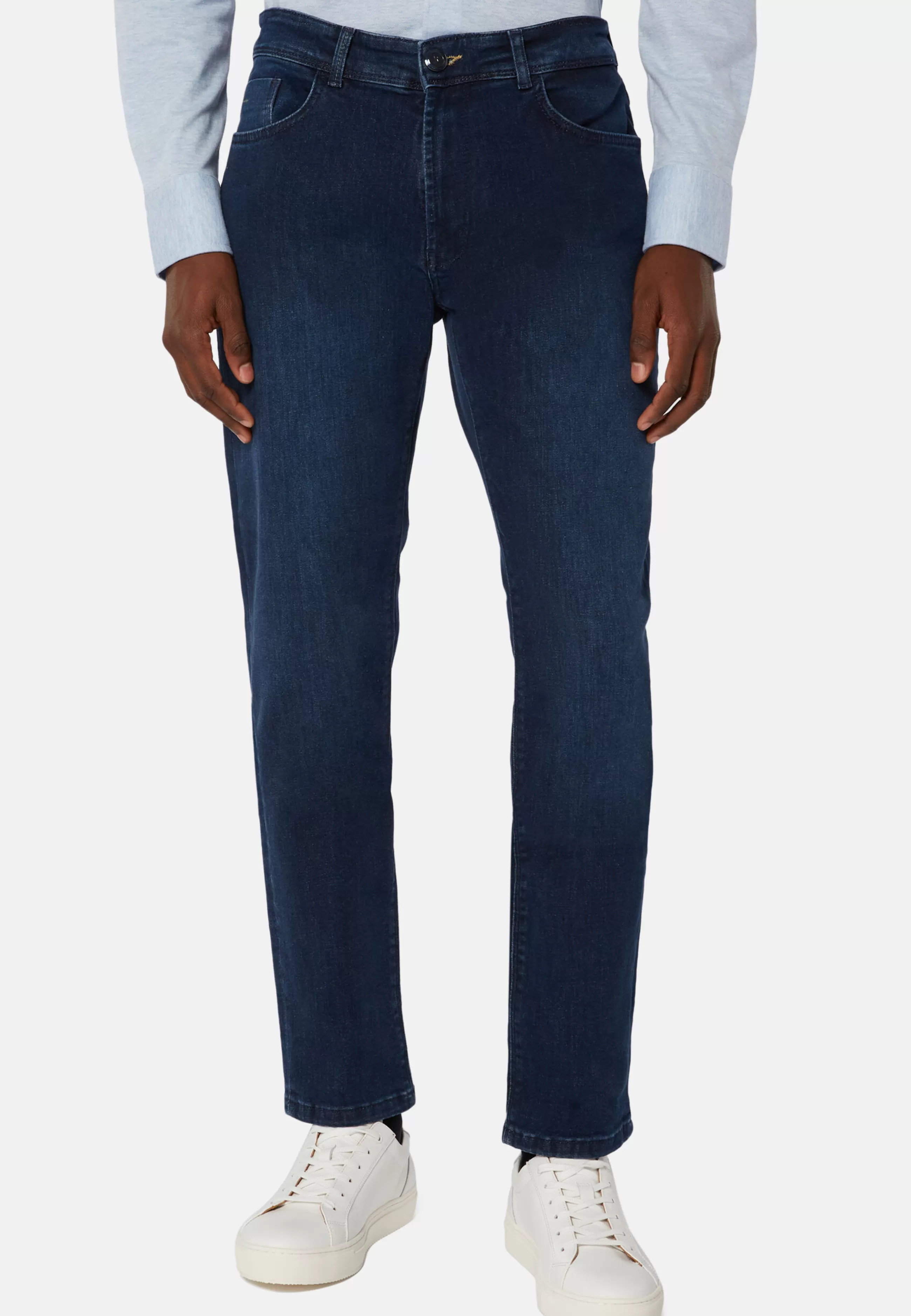 Boggi Milano Jeans-Jeans In Denim Elasticizzato Blu Chiaro