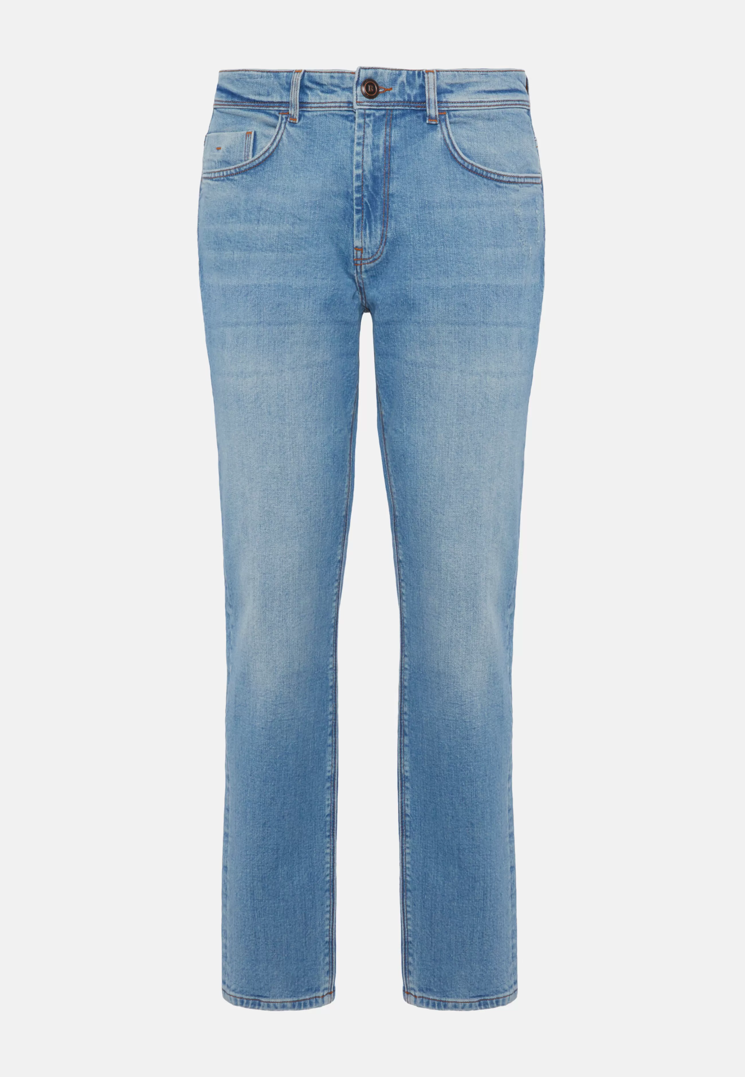 Boggi Milano Jeans-Jeans In Denim Elasticizzato Blu Chiaro