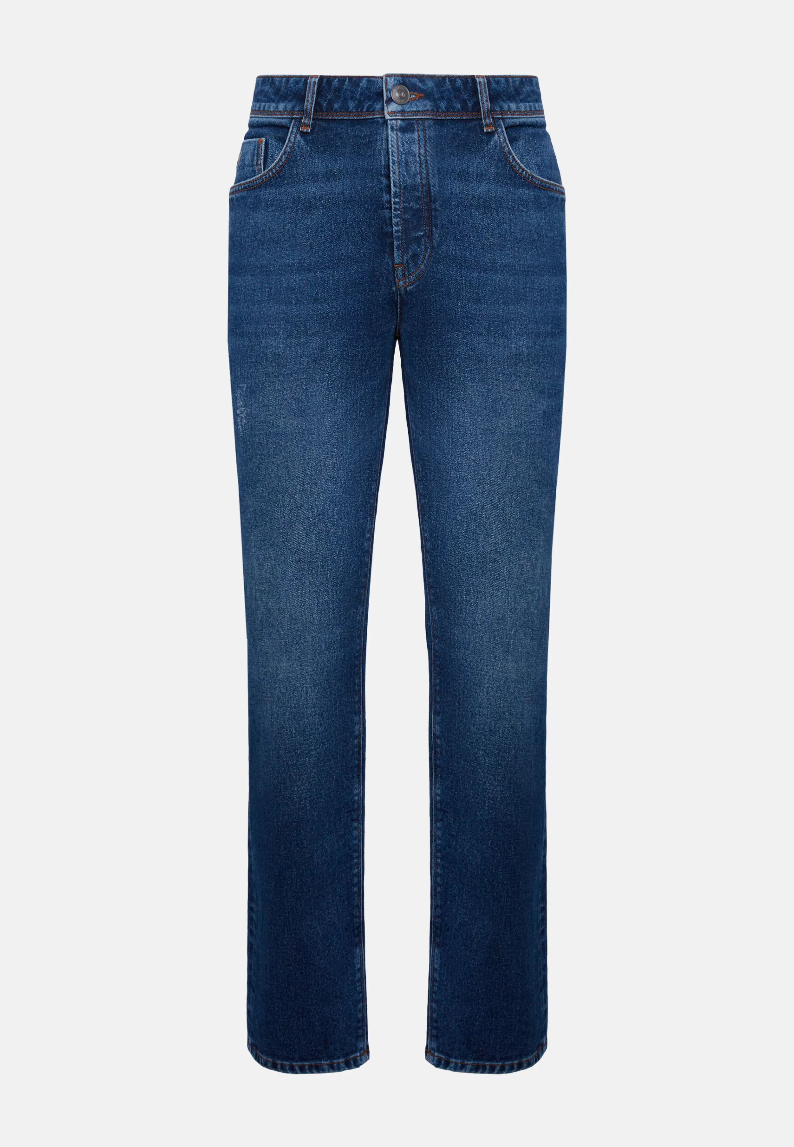 Boggi Milano Jeans-Jeans In Denim Elasticizzato Blu Scuro