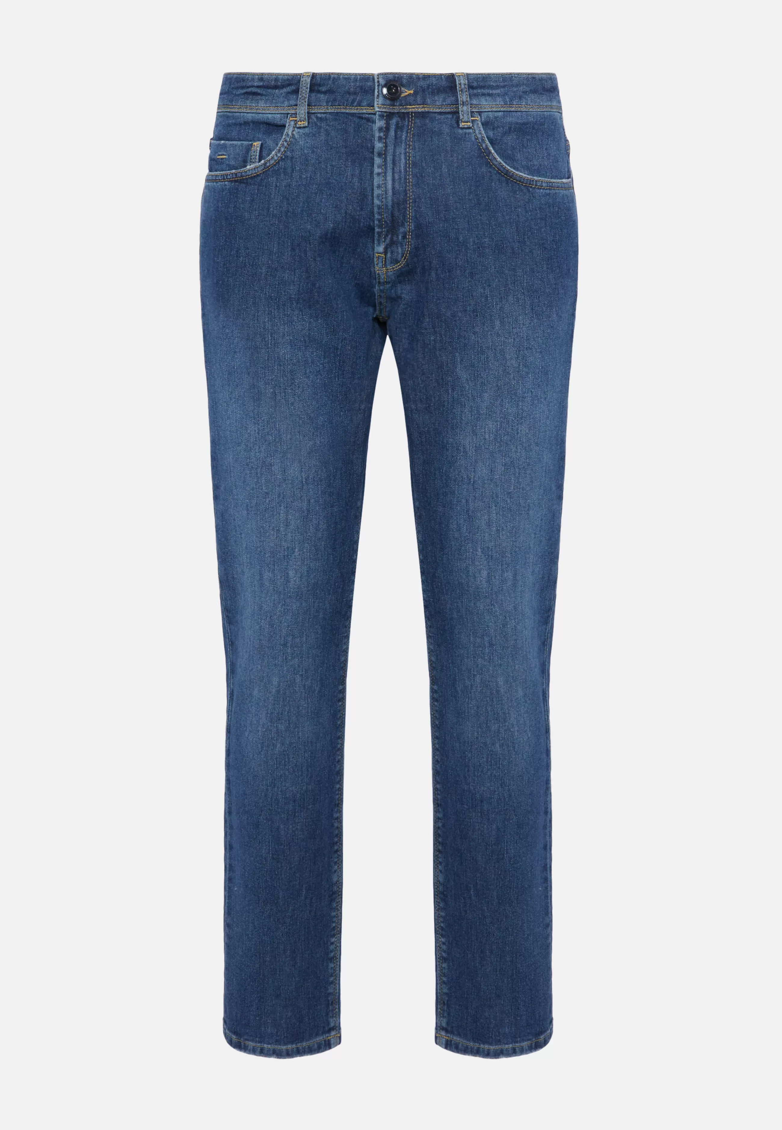 Boggi Milano Jeans-Jeans In Denim Elasticizzato Blu Scuro