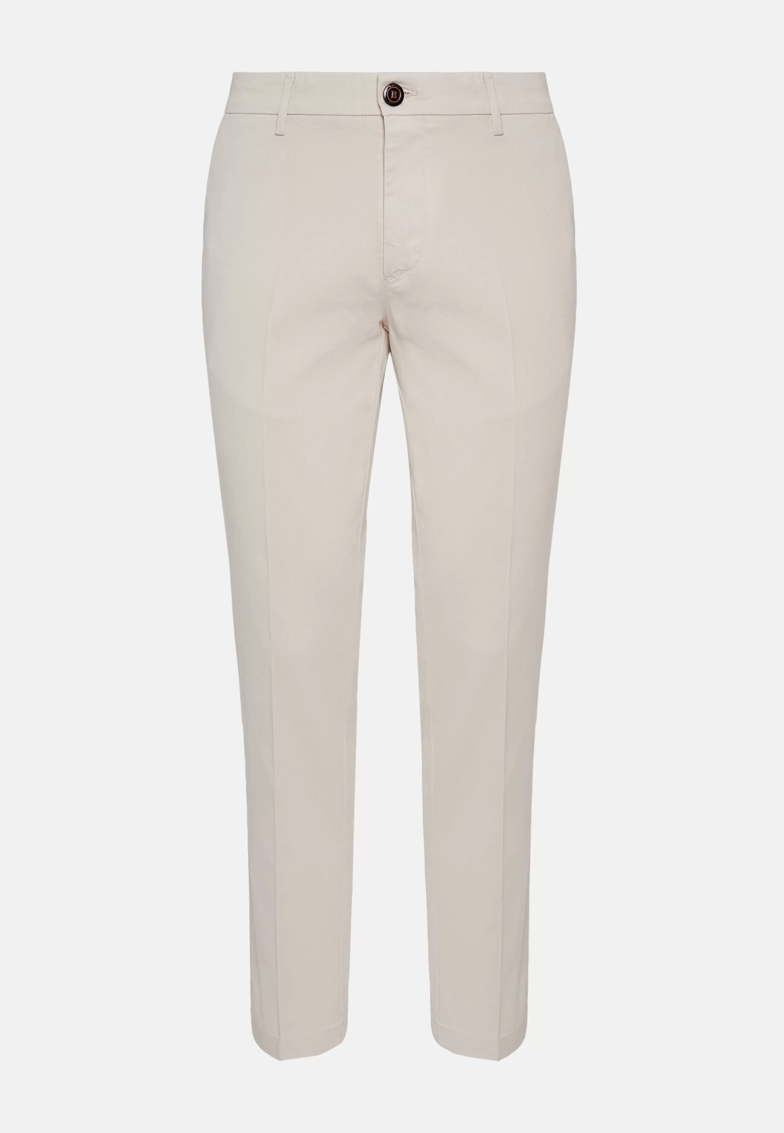 Boggi Milano Pantaloni-Pantaloni In Cotone Tencel Elasticizzato