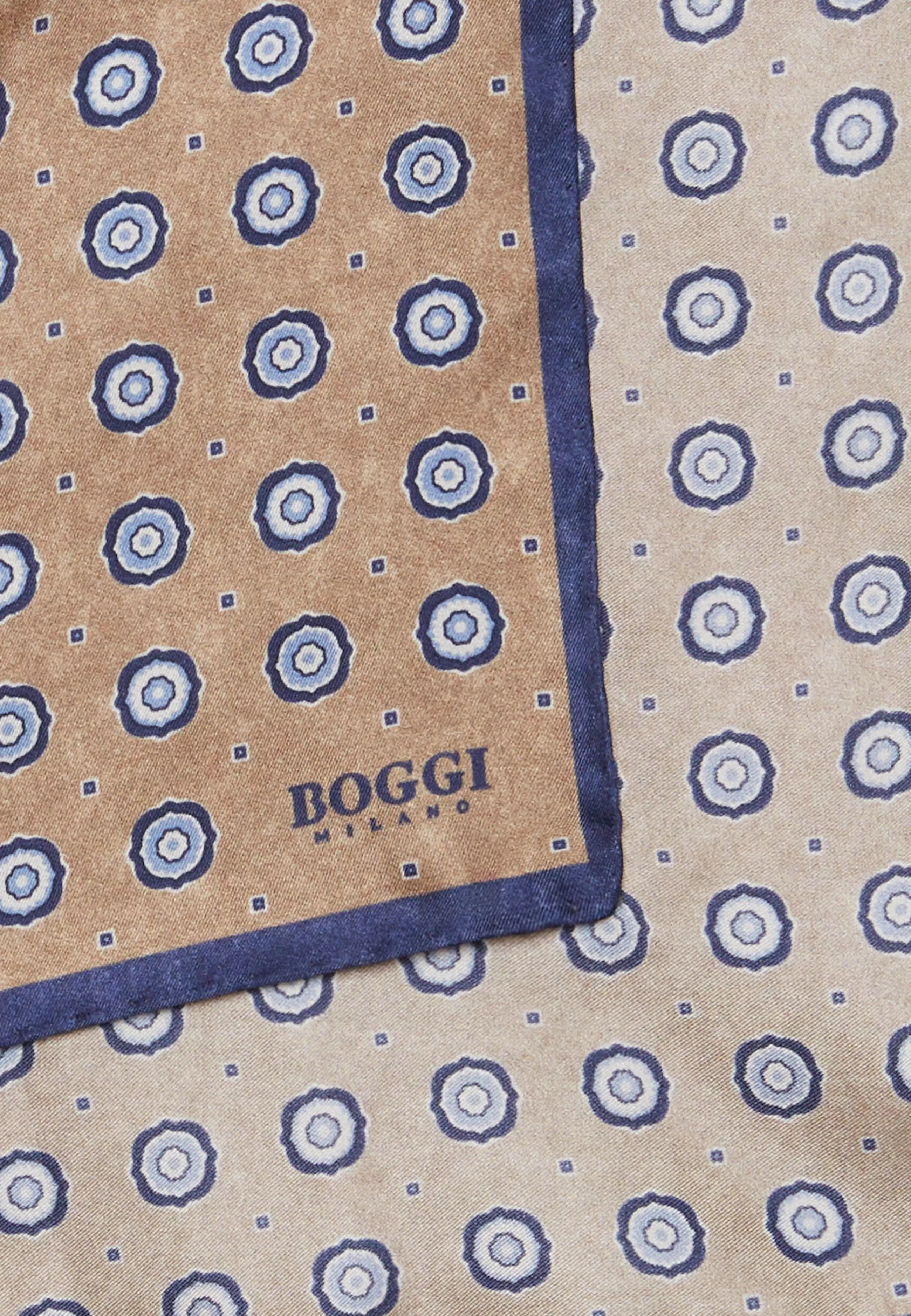 Boggi Milano Pochette-Pochette Fantasia Medaglioni In Seta