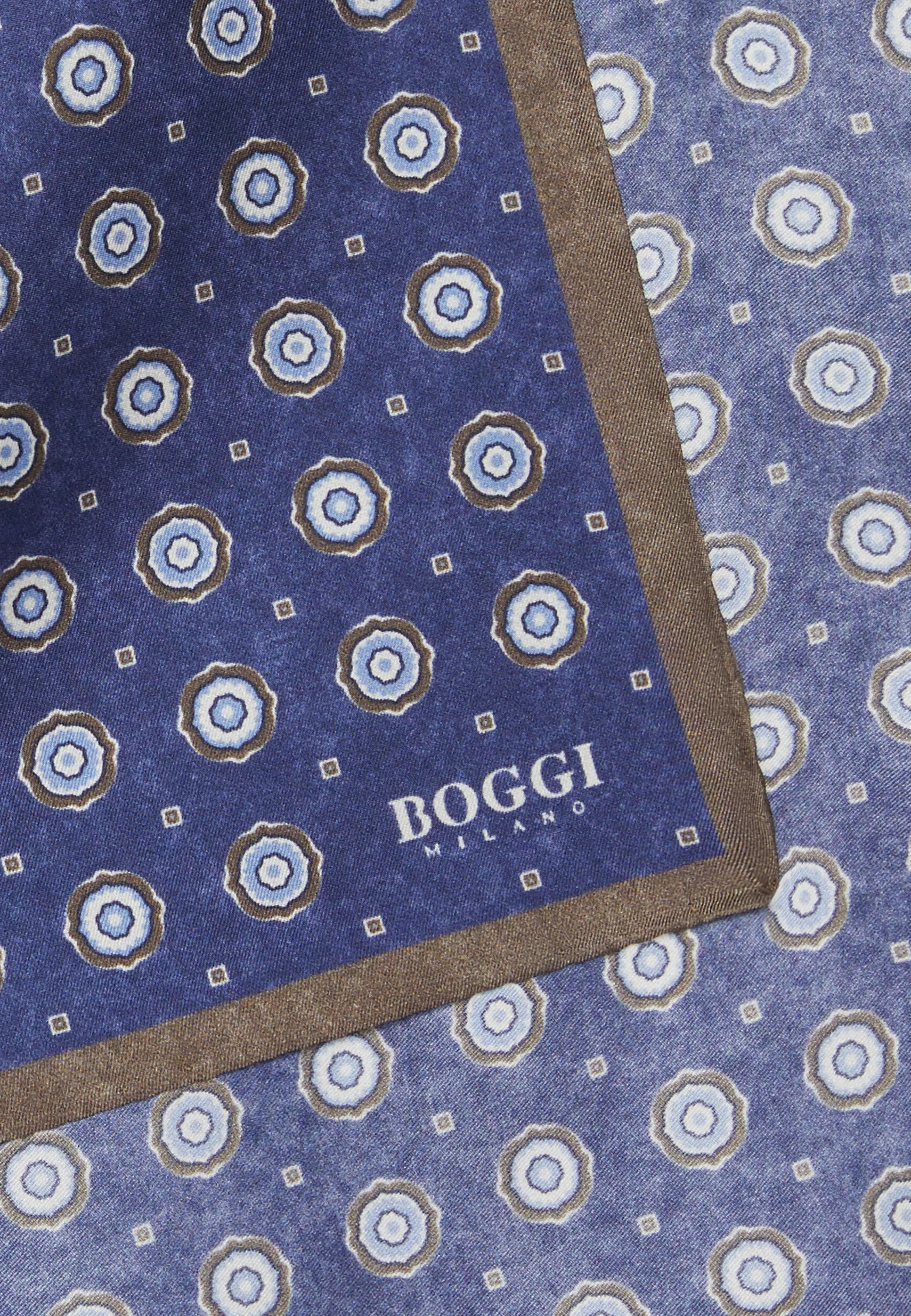 Boggi Milano Pochette-Pochette Fantasia Medaglioni In Seta