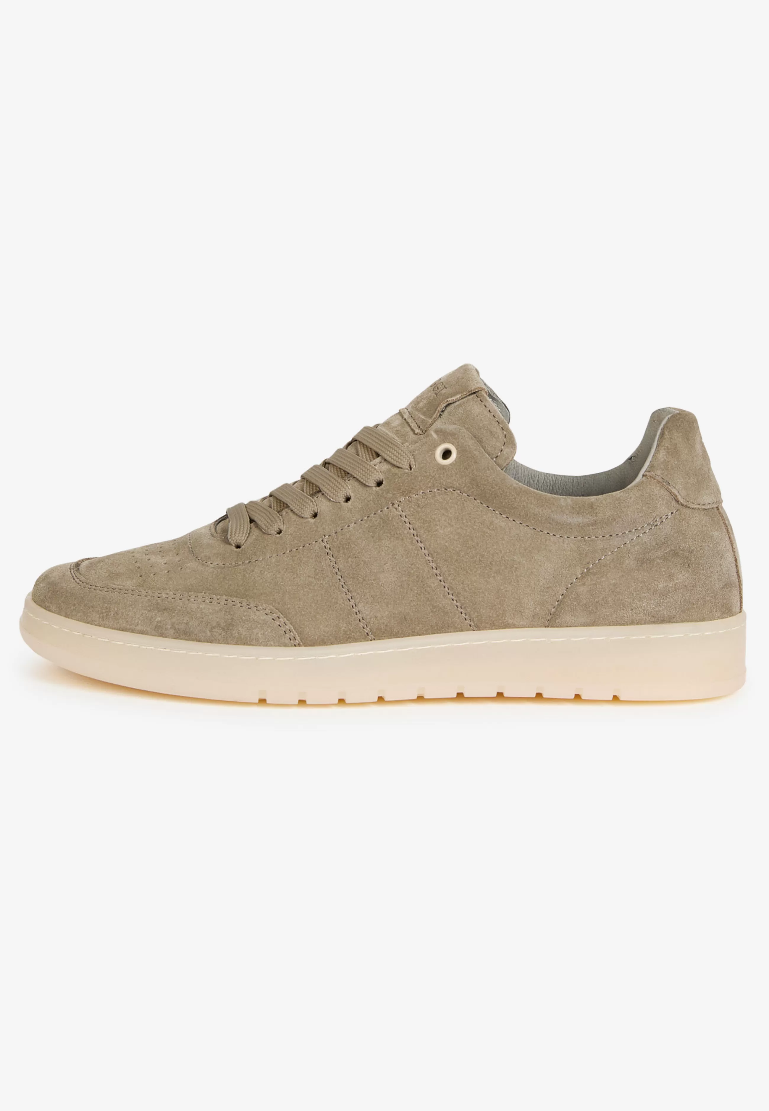 Boggi Milano Sneakers-Sneakers In Pelle Scamosciata Taupe