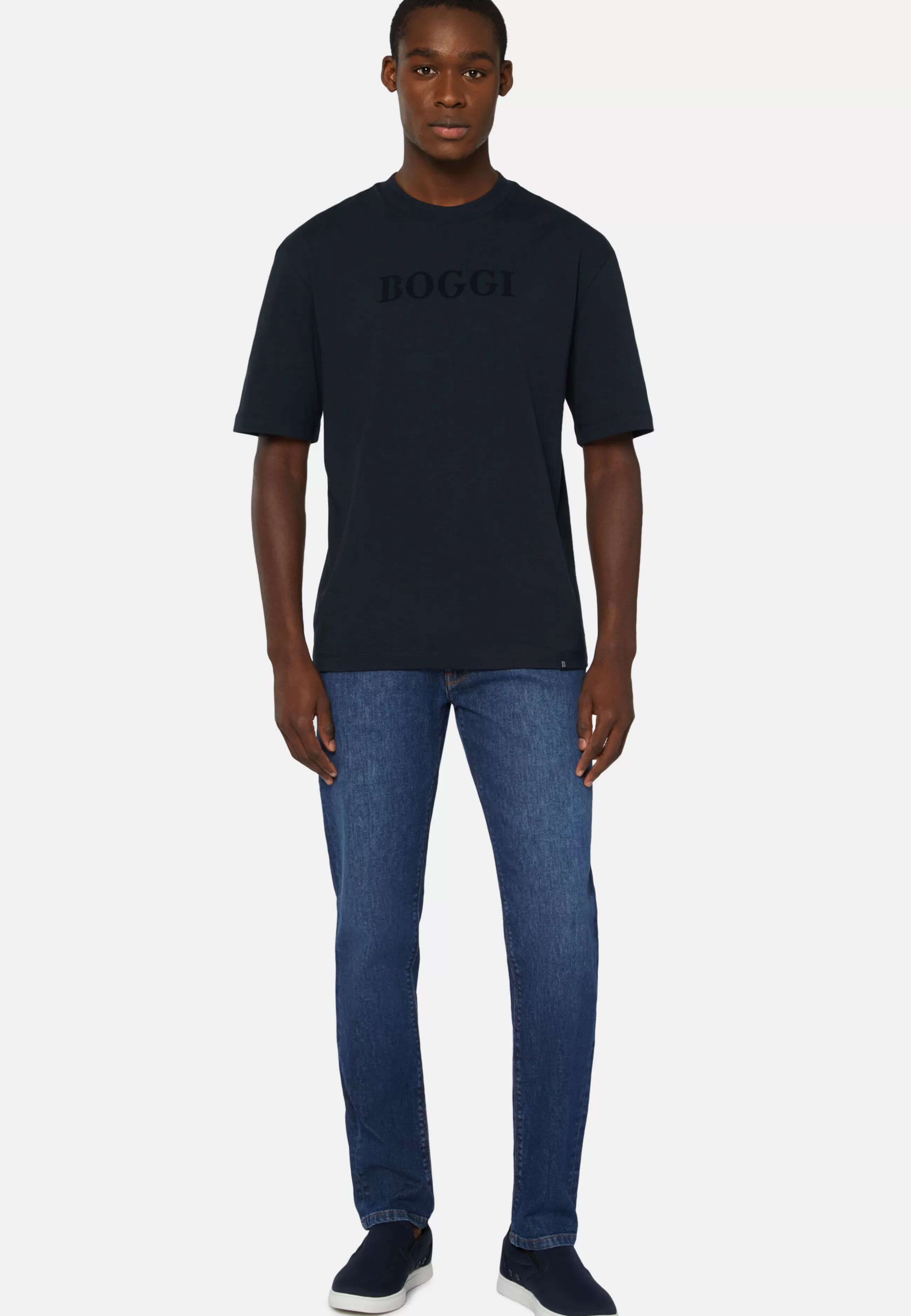 Boggi Milano T-Shirts-T-Shirt In Cotone