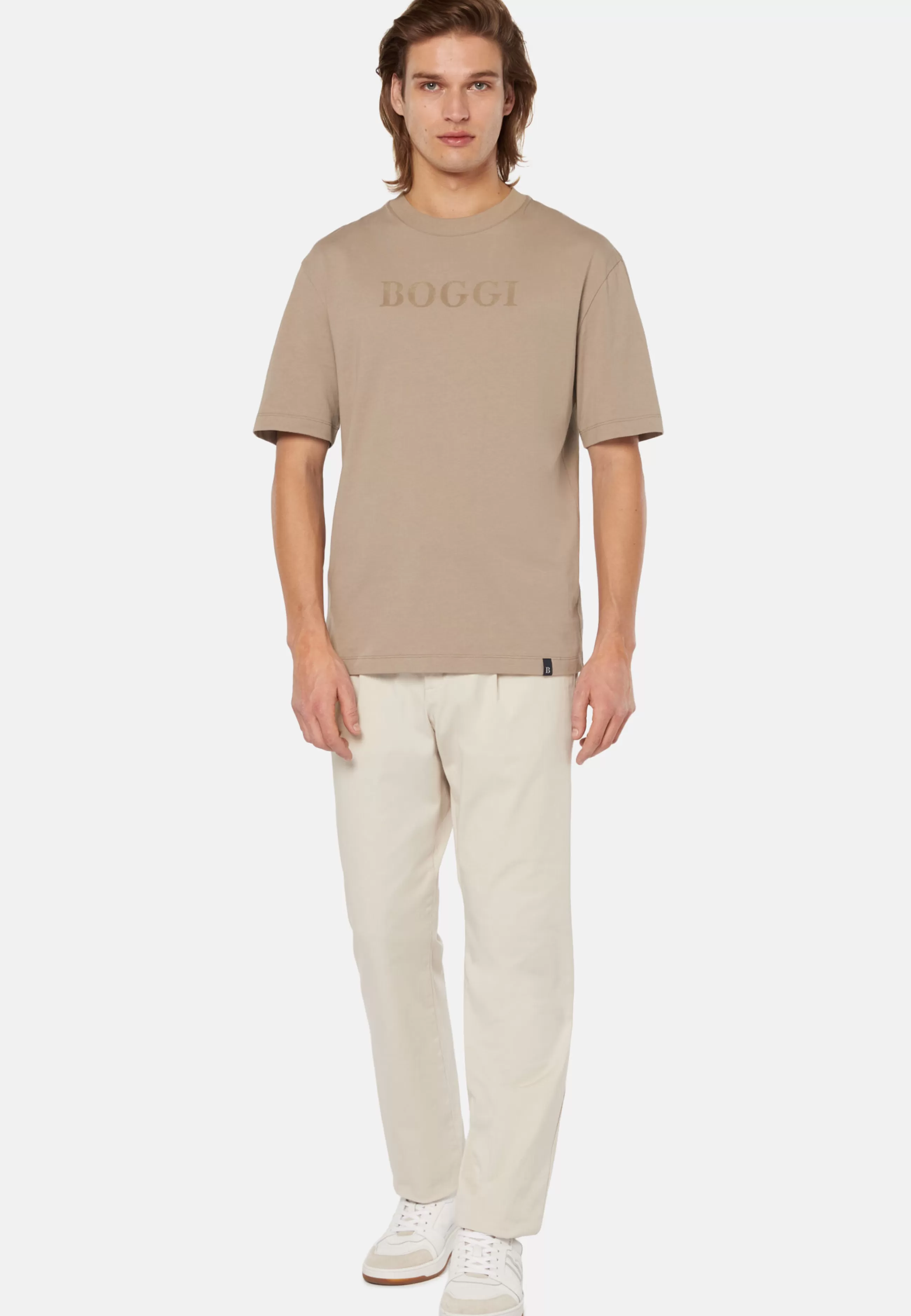 Boggi Milano T-Shirts-T-Shirt In Cotone